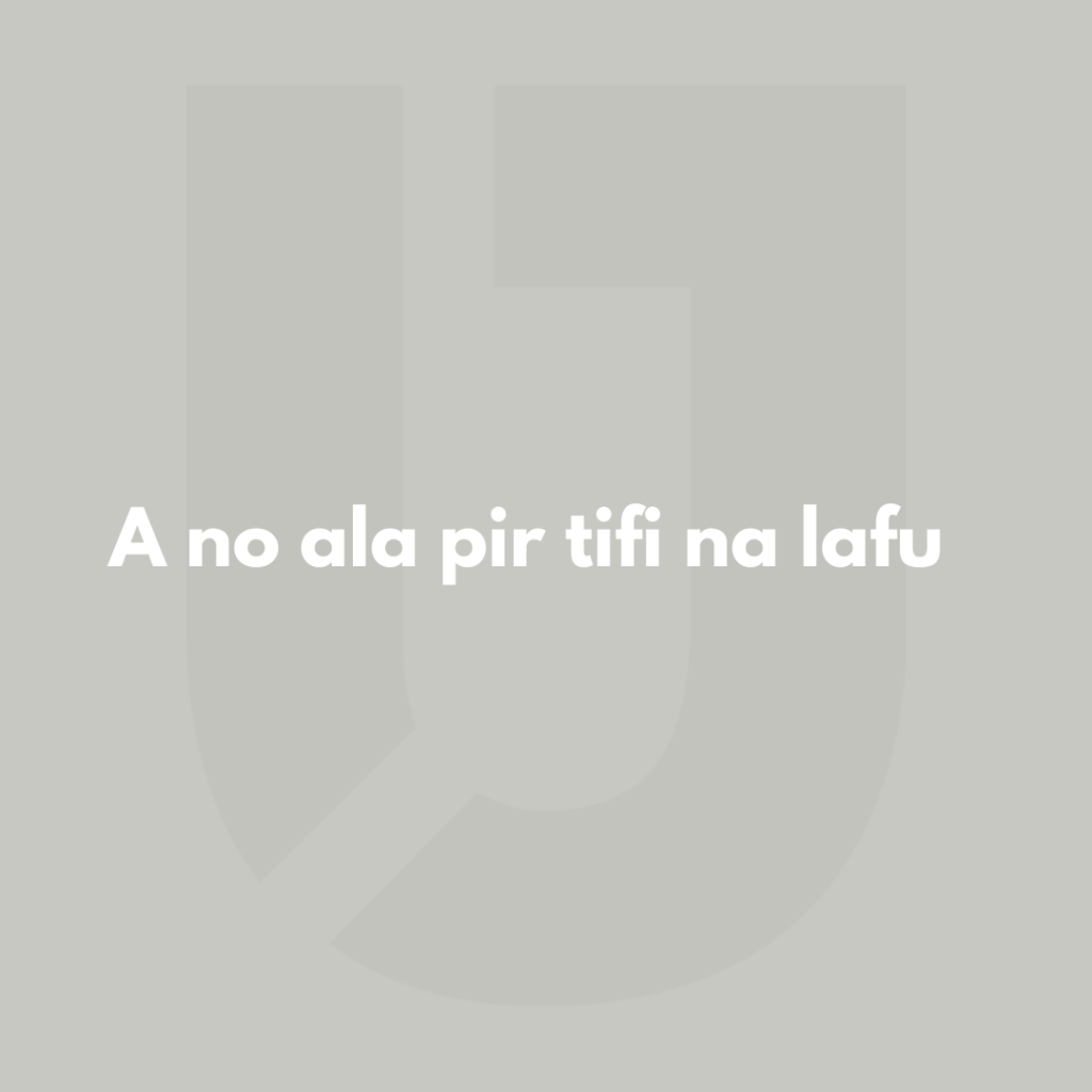 urbanjurist. a no ala pir tifi na lafu