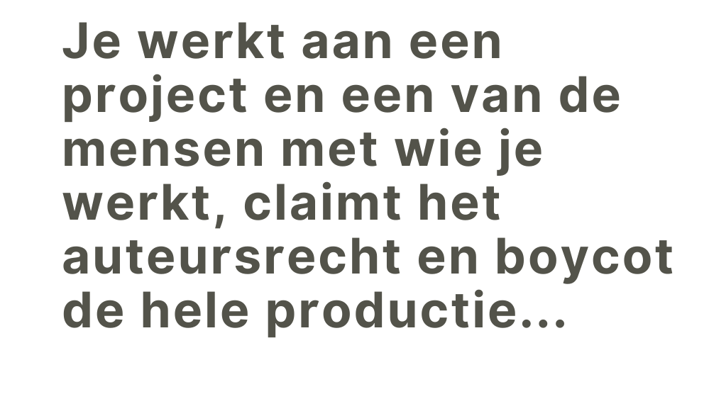 urbanjurist, auteurschap bij conflicten
