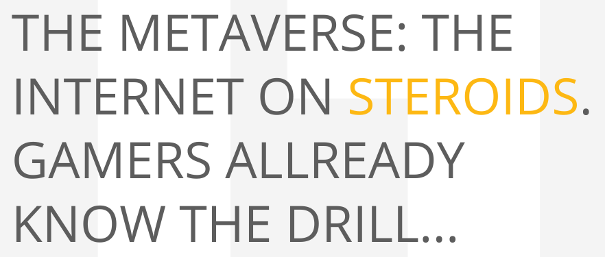 the metaverse: the internet on steroids