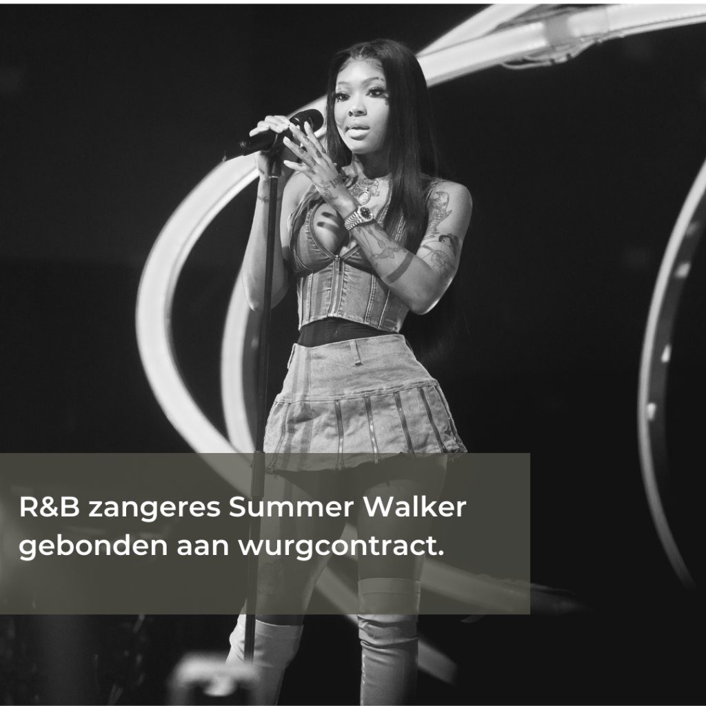 foto Summer Walker op podium